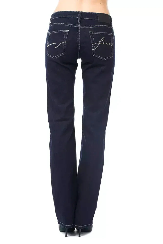 Ungaro Fever Blue Cotton Women’s Jeans - Jeans