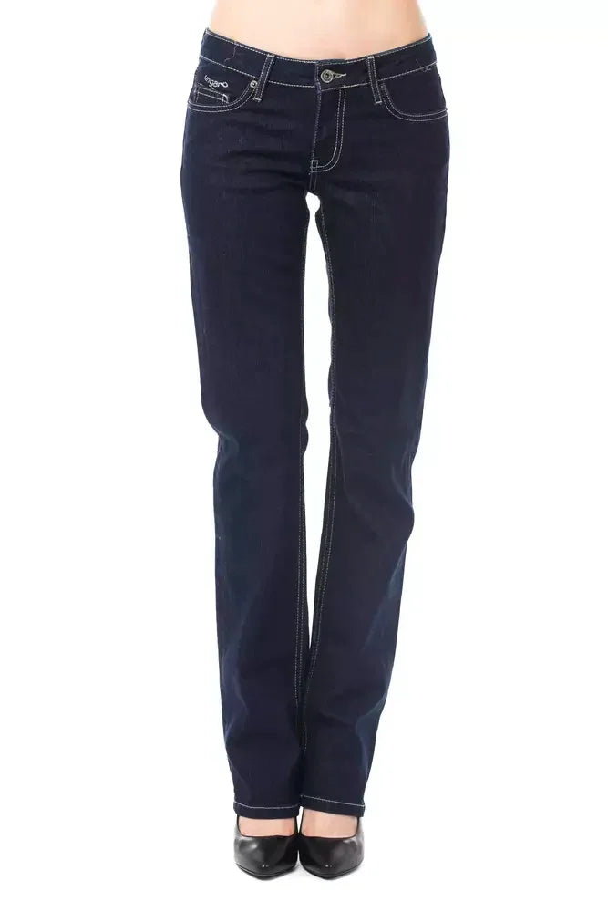 Ungaro Fever Blue Cotton Women’s Jeans - Jeans