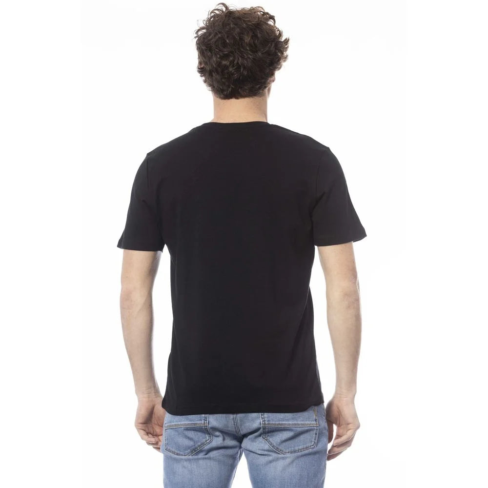 Ungaro Sport Black Cotton Men T-Shirt - T-Shirts