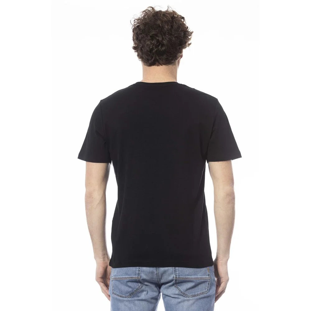 Ungaro Sport Black Cotton Men T-Shirt - T-Shirts
