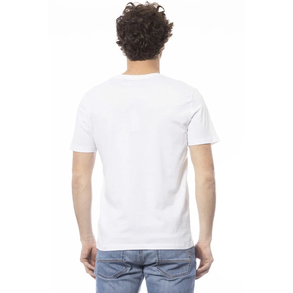 Ungaro Sport White Cotton Men T-Shirt - T-Shirts