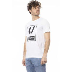 Ungaro Sport White Cotton Men T-Shirt - T-Shirts