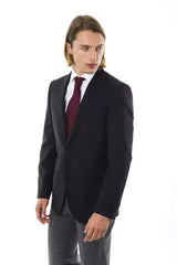 Uominitaliani Black Wool Mens Blazer - Sport Jackets
