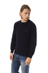 Uominitaliani Blue Wool Men Sweater - S - Sweaters