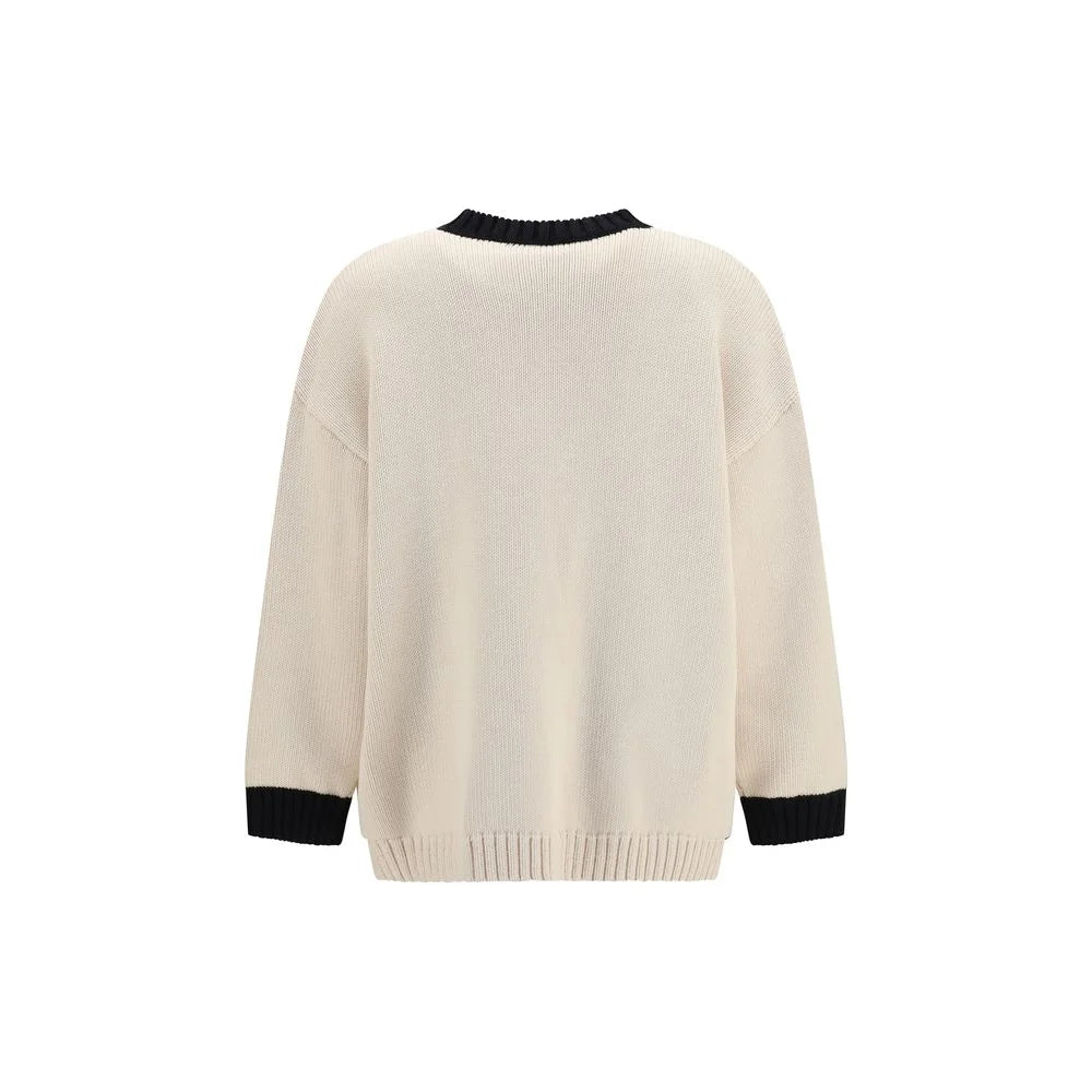Valentino Beige Cotton Cardigan - M