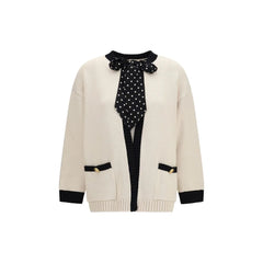 Valentino Beige Cotton Cardigan - M
