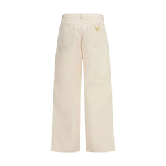 Valentino Beige Cotton Jeans Denim