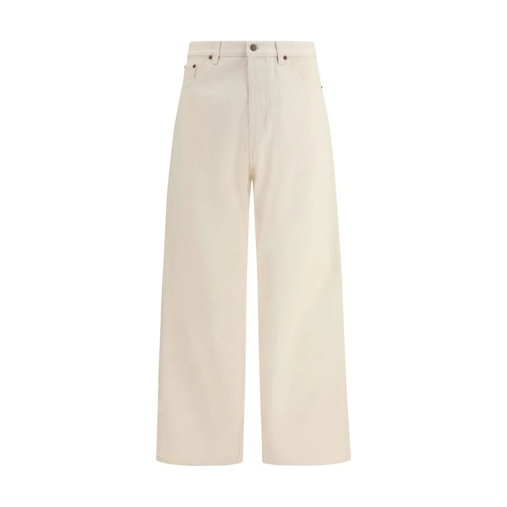 Valentino Beige Cotton Jeans Denim