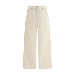 Valentino Beige Cotton Jeans Denim