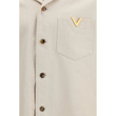 Valentino Beige Denim Shirt