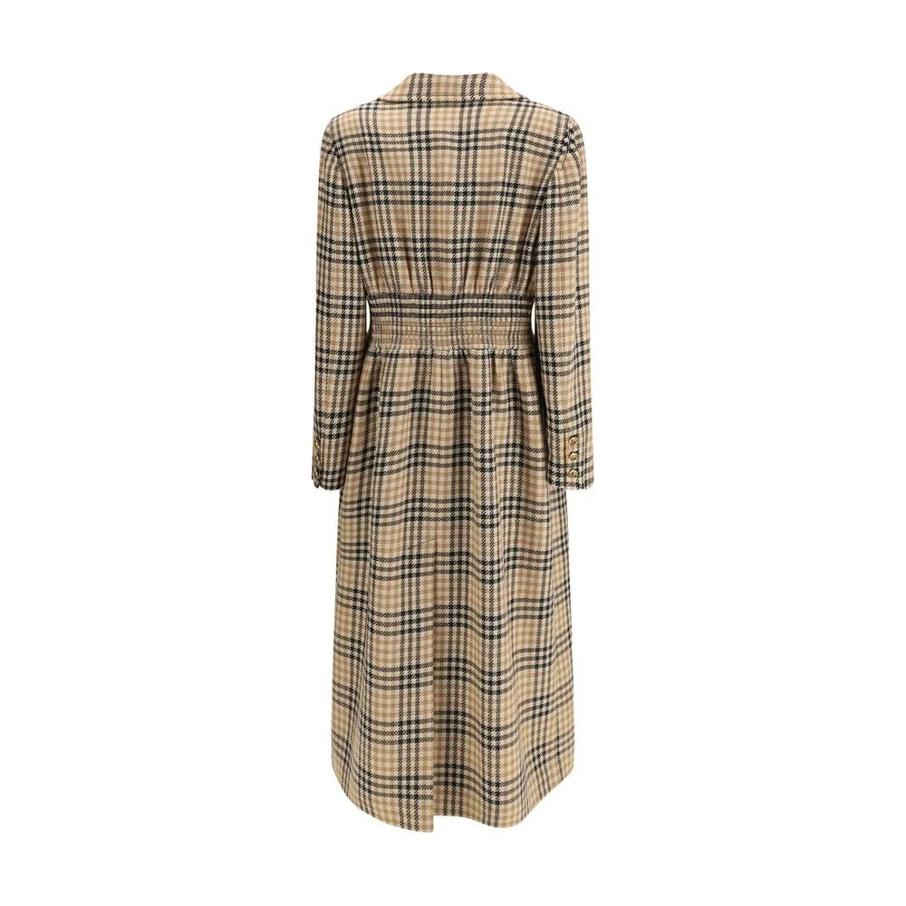Valentino Beige Fleece Wool Coat - 48 - Overcoats