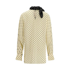 Valentino Beige Silk Blouse - IT44 | L