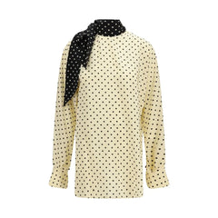 Valentino Beige Silk Blouse - IT44 | L