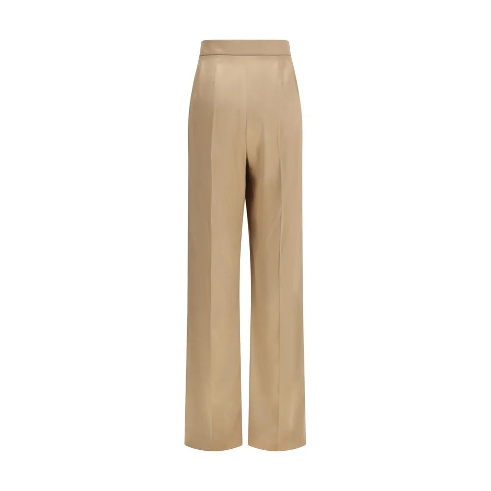Valentino Beige Silk Dress Pants - IT46|XL