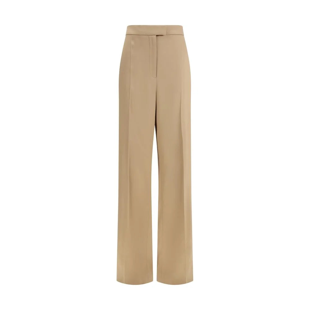 Valentino Beige Silk Dress Pants - IT46|XL