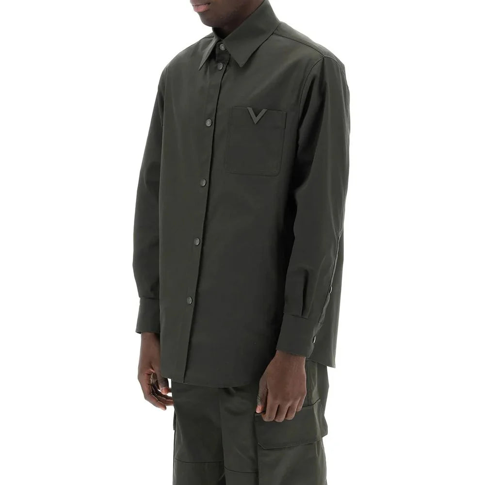 Valentino Bicolor Polyester Shell Jacket