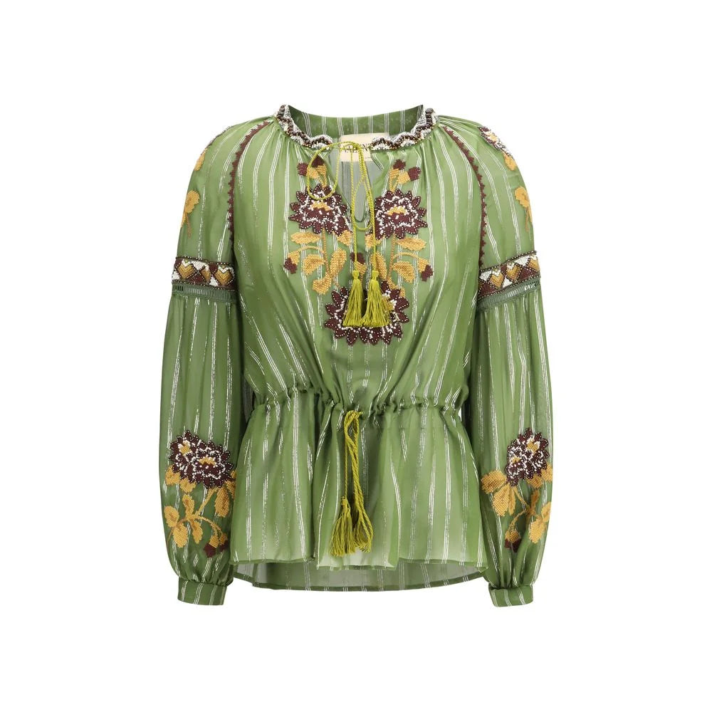 Valentino Bicolor Silk Pattern Shirt - IT44 | L