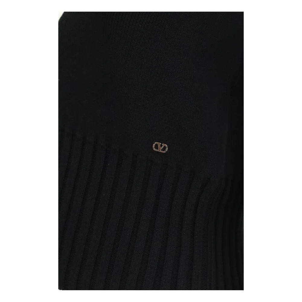 Valentino Black Cotton Cardigan - L