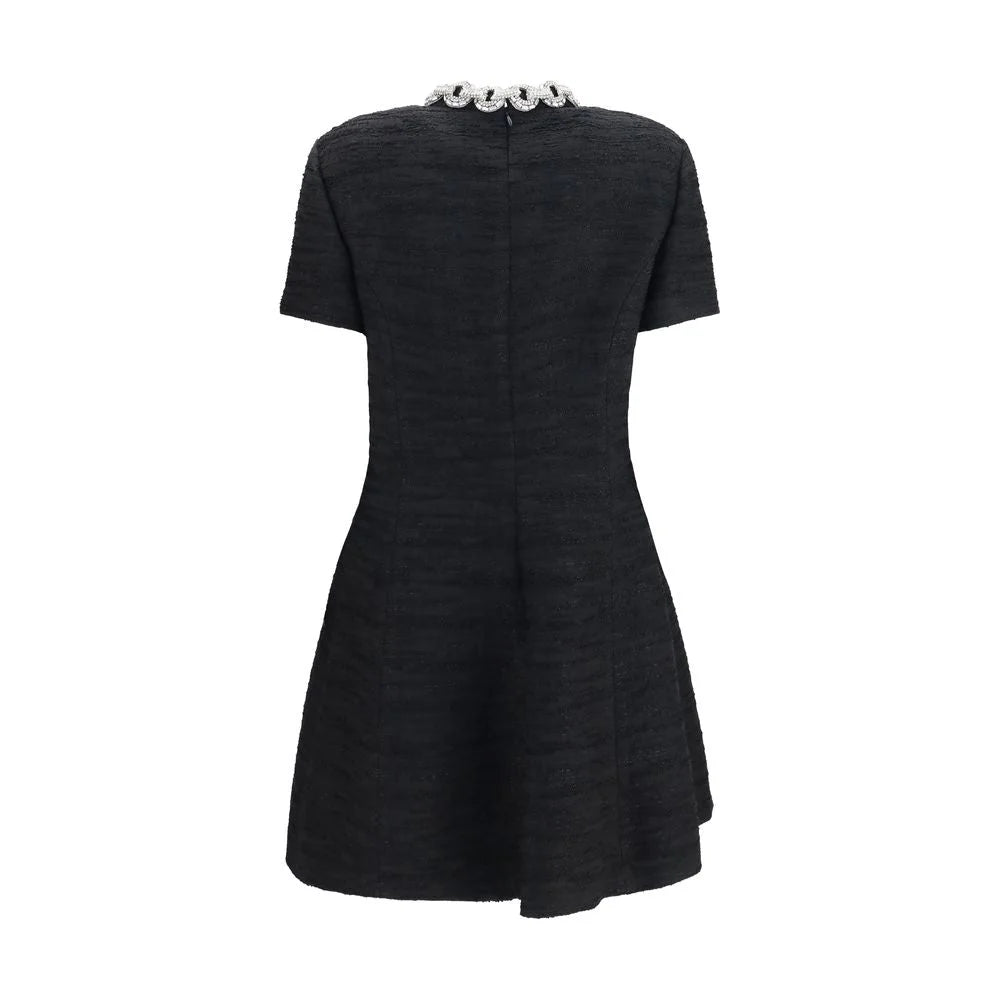 Valentino Black Cotton Casual Dress
