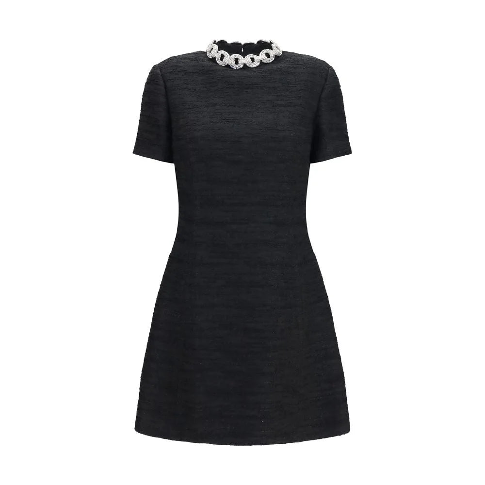 Valentino Black Cotton Casual Dress