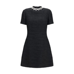 Valentino Black Cotton Casual Dress