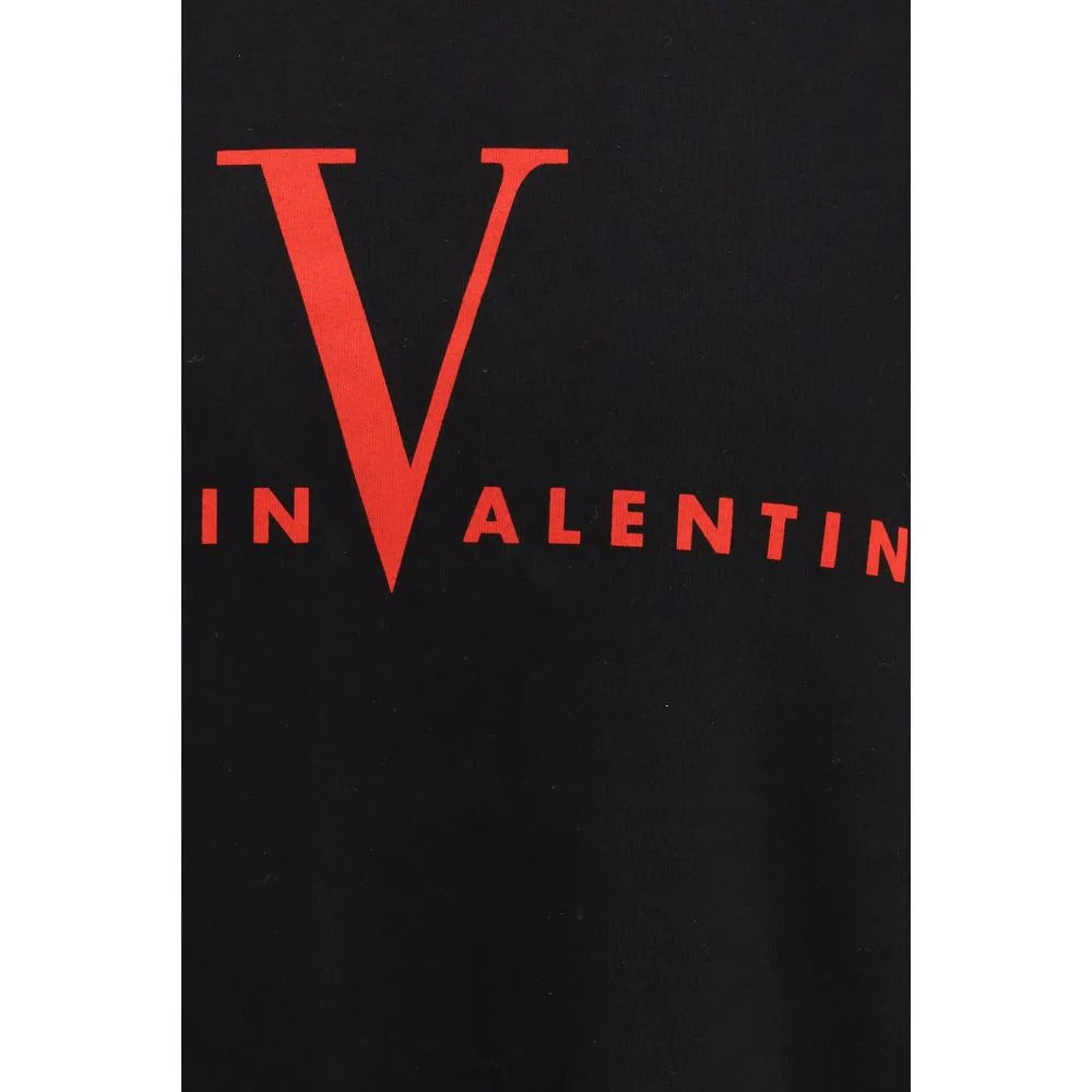 Valentino Black Cotton T-Shirt