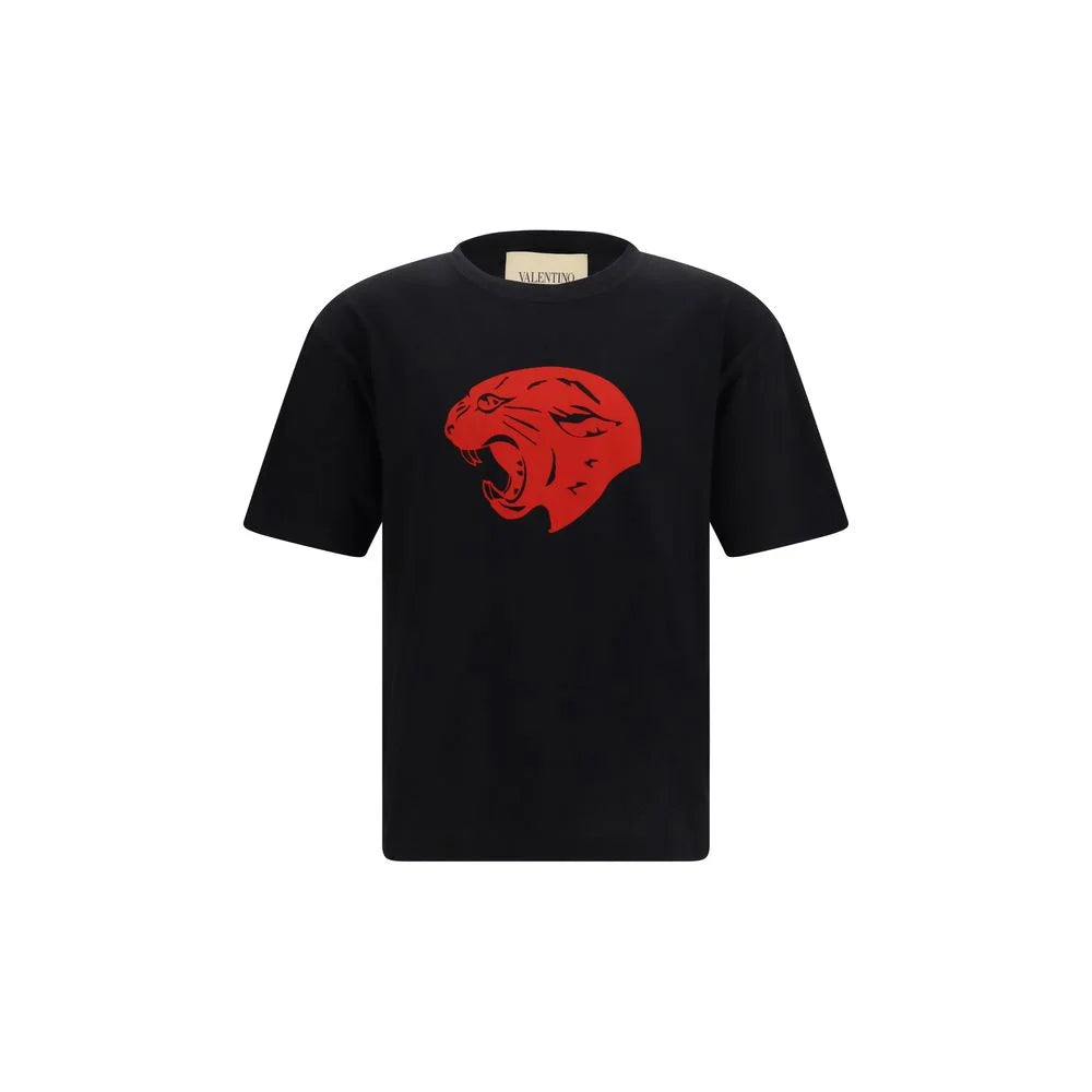 Valentino Black Cotton T-Shirt