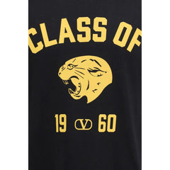 Valentino Black Cotton T-Shirt