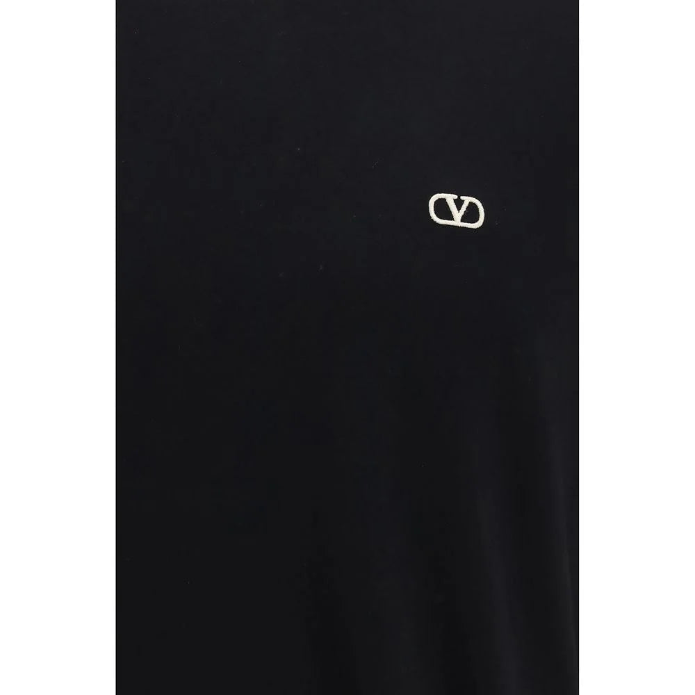 Valentino Black Cotton T-Shirt
