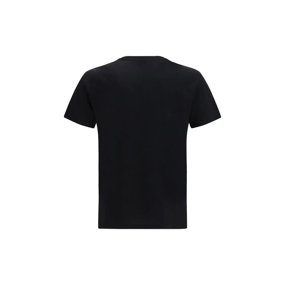 Valentino Black Cotton T-Shirt