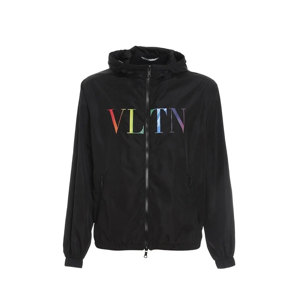 Valentino Black Polyamide Shell Jacket - 48 | M