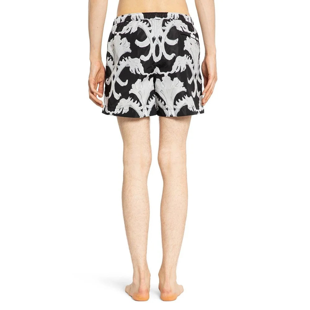 Valentino Black Polyamide Shorts
