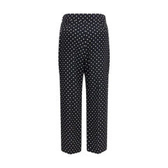 Valentino Black Silk Cropped Pants - IT44 | L