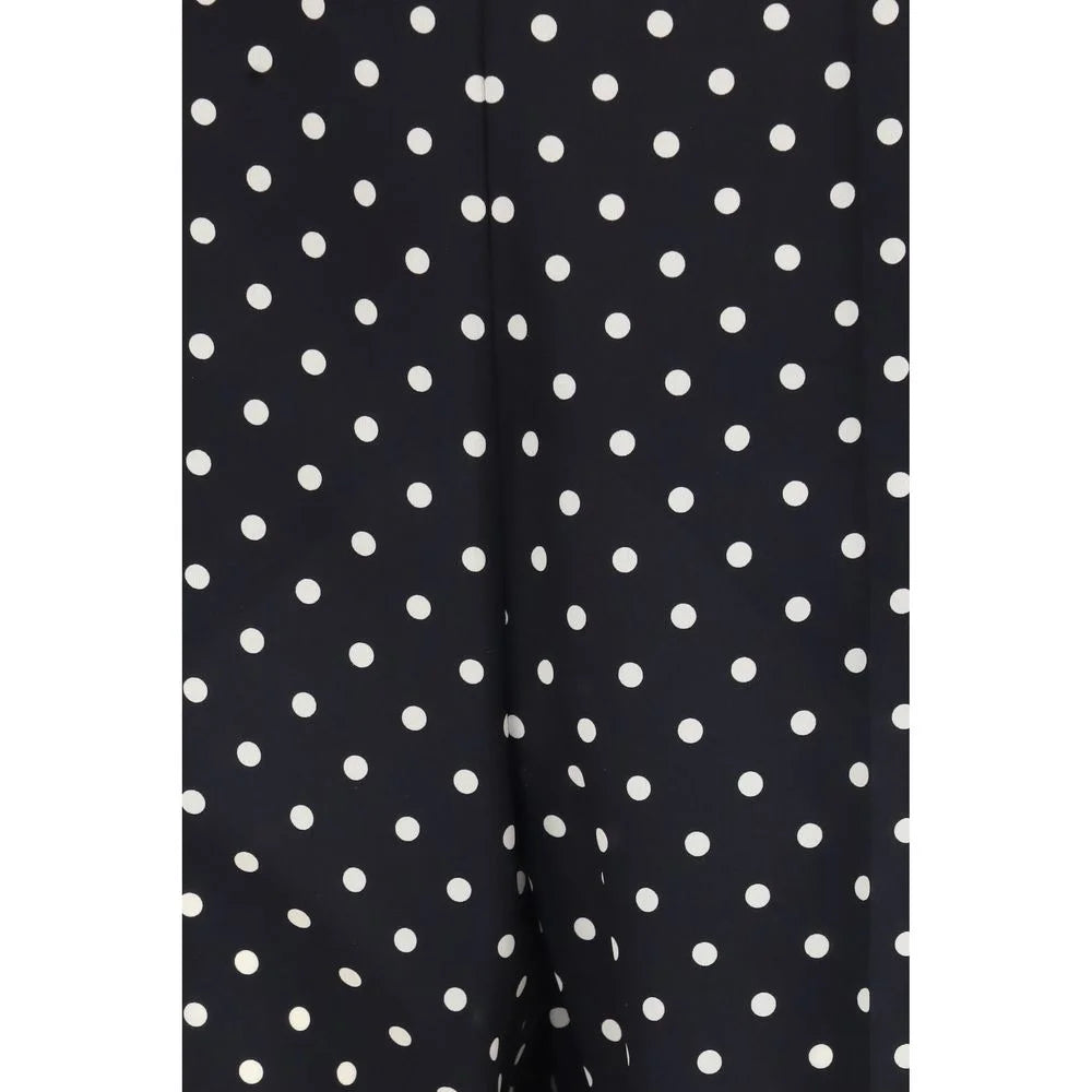 Valentino Black Silk Cropped Pants - IT44 | L
