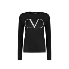 Valentino Black Virgin Wool Sweatshirt - 42