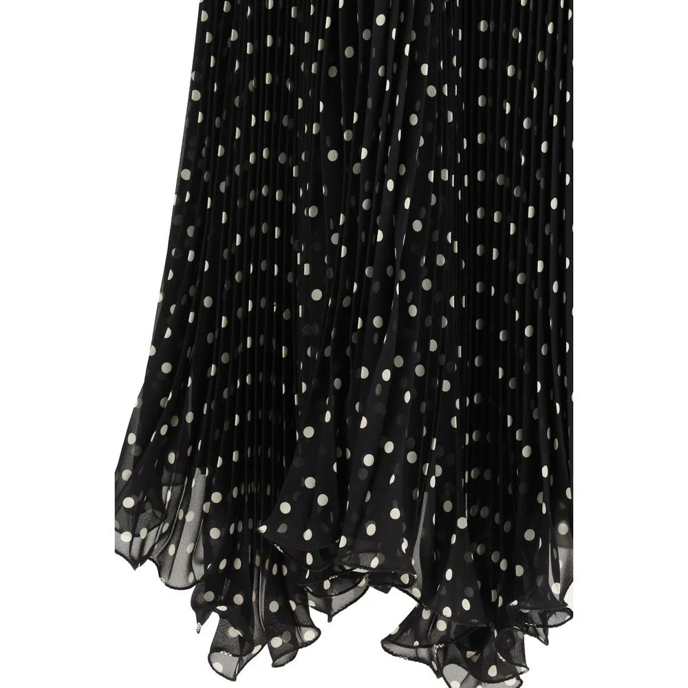 Valentino Black Viscose Midi Skirt - IT44 | L