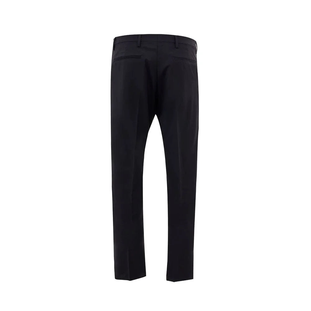 Valentino Black Wool Pant - Trousers