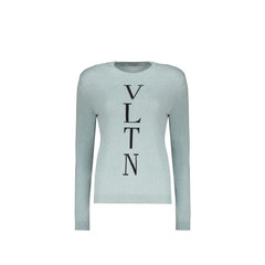 Valentino Blue Angora Sweatshirt