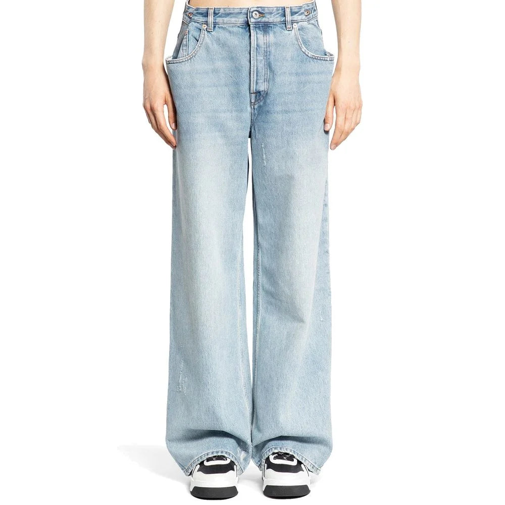 Valentino Blue Cotton Jeans Denim - IT46 | S