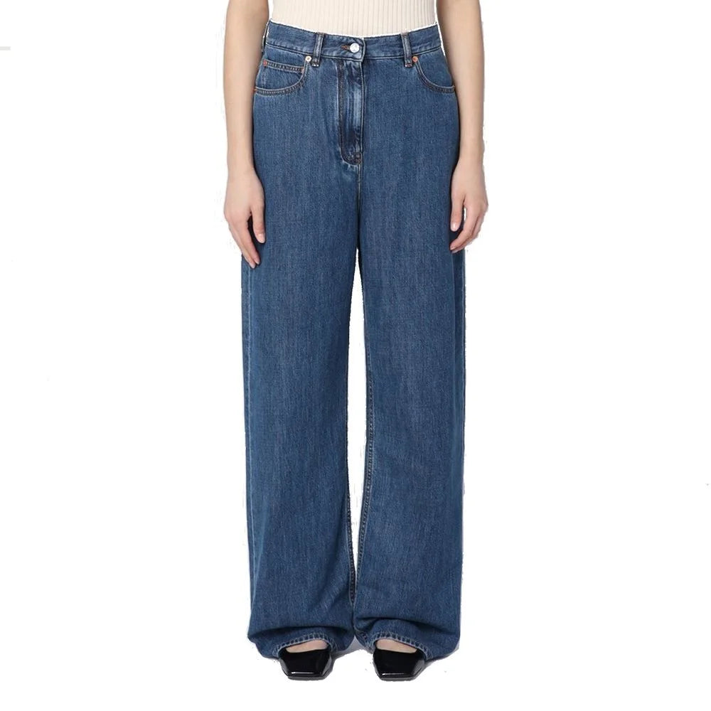 Valentino Blue Cotton Jeans Denim - W27