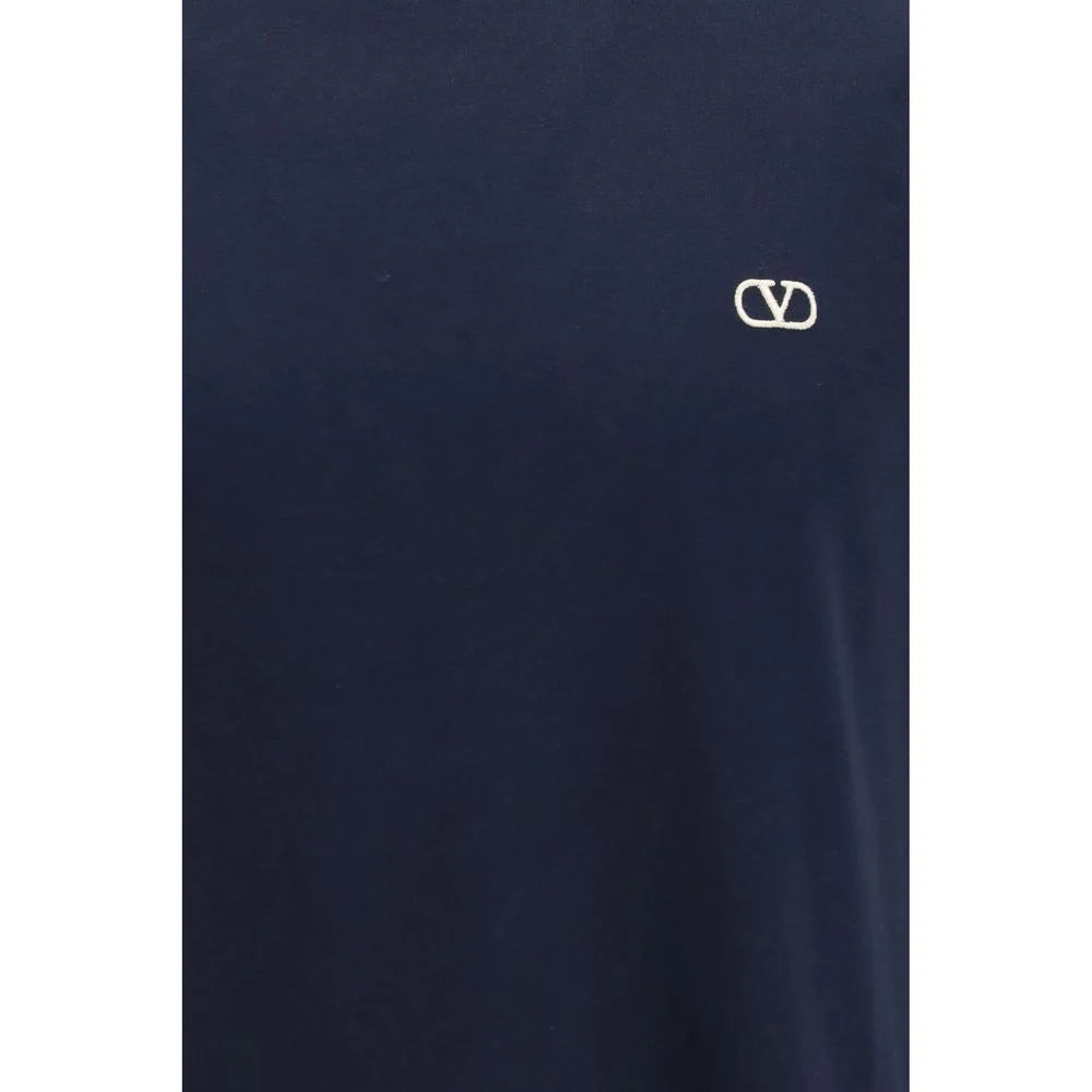 Valentino Blue Cotton T-Shirt