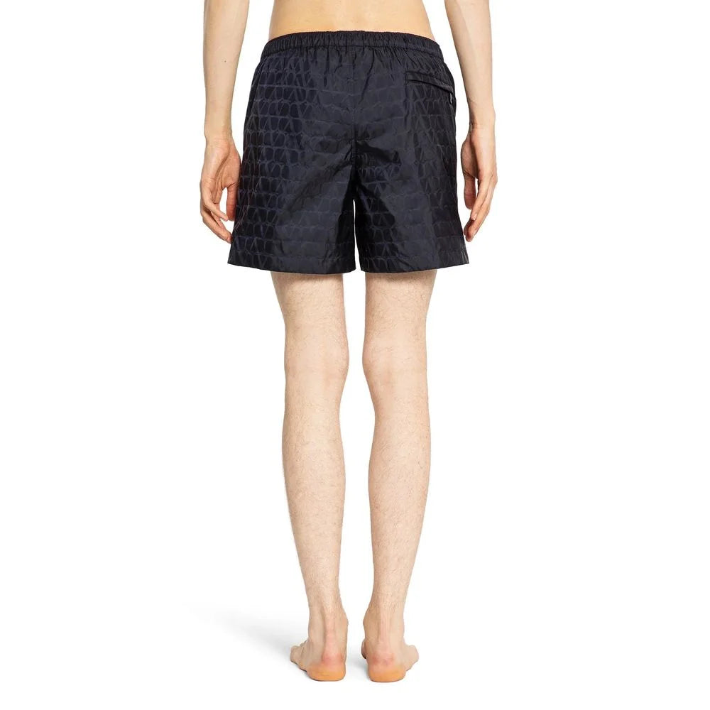 Valentino Blue Polyamide Shorts - 48 | M