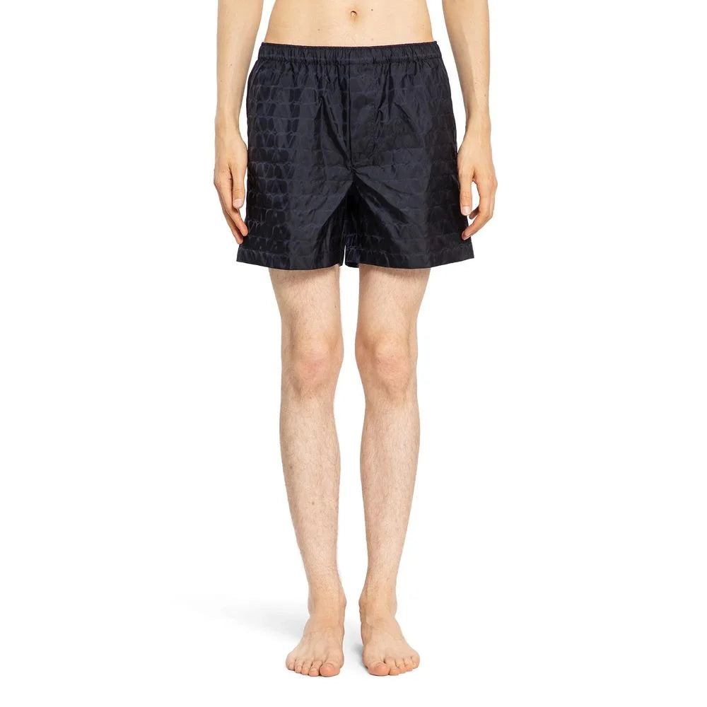 Valentino Blue Polyamide Shorts - 48 | M
