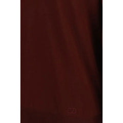 Valentino Bordeaux Wool Oves Aries Polo Shirt