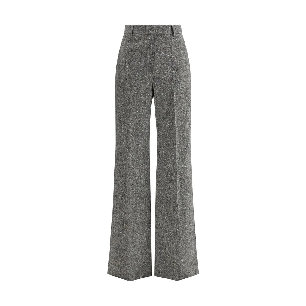 Valentino Bottonato Natté Wool Trousers - IT42 | L - Trousers