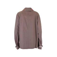 Valentino Brown Cotton Coat - 48 | M