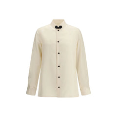Valentino Cream Silk Shirt