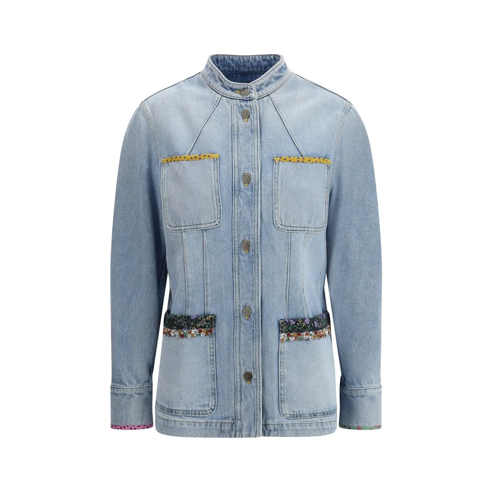 Valentino Denim Jacket with embroidery - IT42 | L