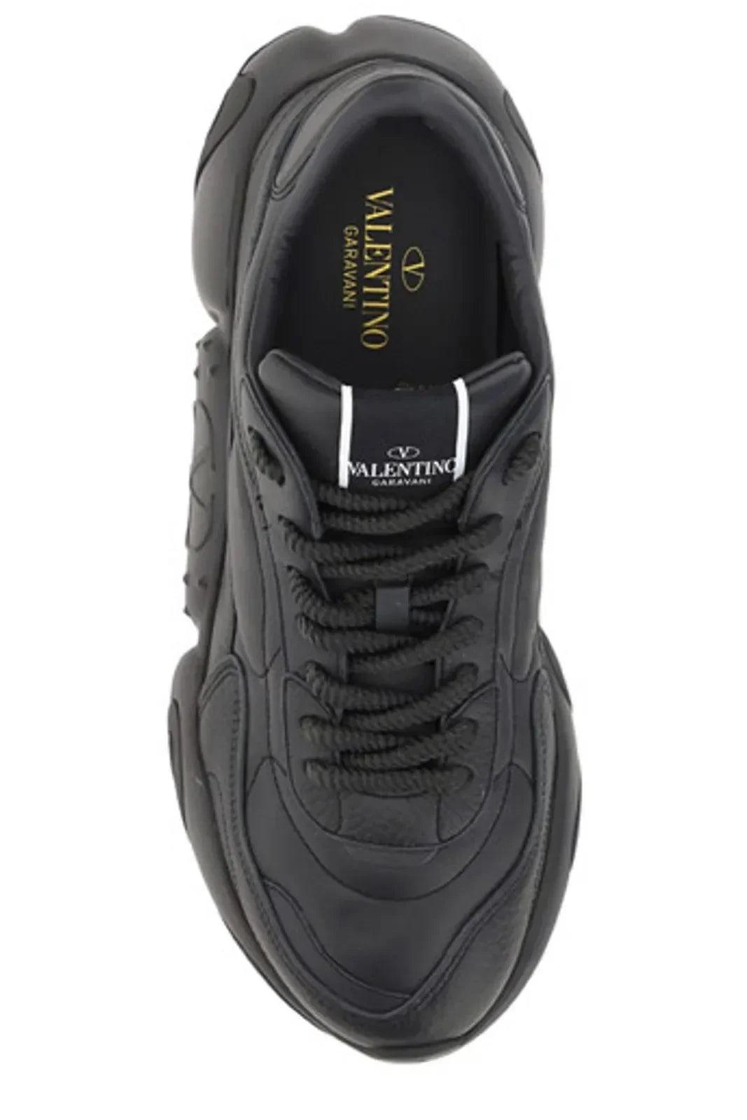 Valentino Elevated Elegance Low-Top Leather Sneakers - EU40/US7 - Sneakers