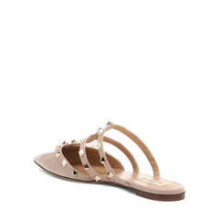 Valentino Garavani Beige Calfskin Ballet Flats - EU42/US12